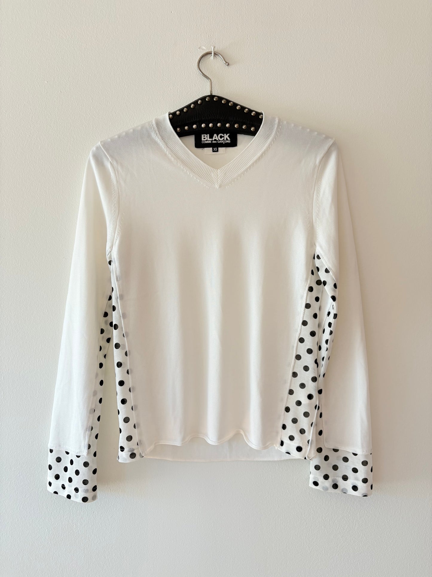 Polka dot sweater