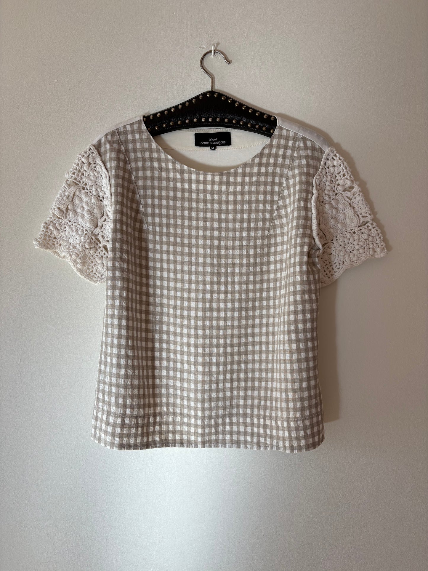 Hybrid crochet blouse
