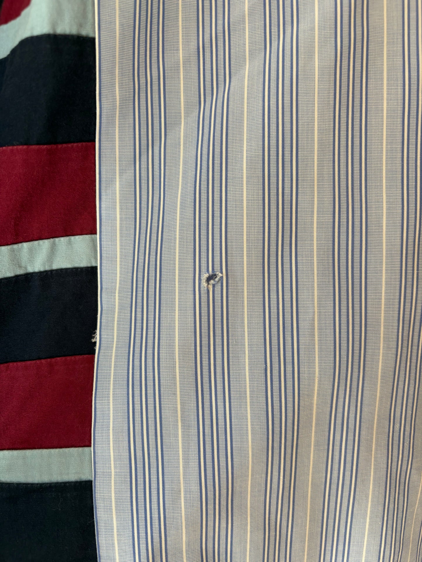 Shirt with side panels