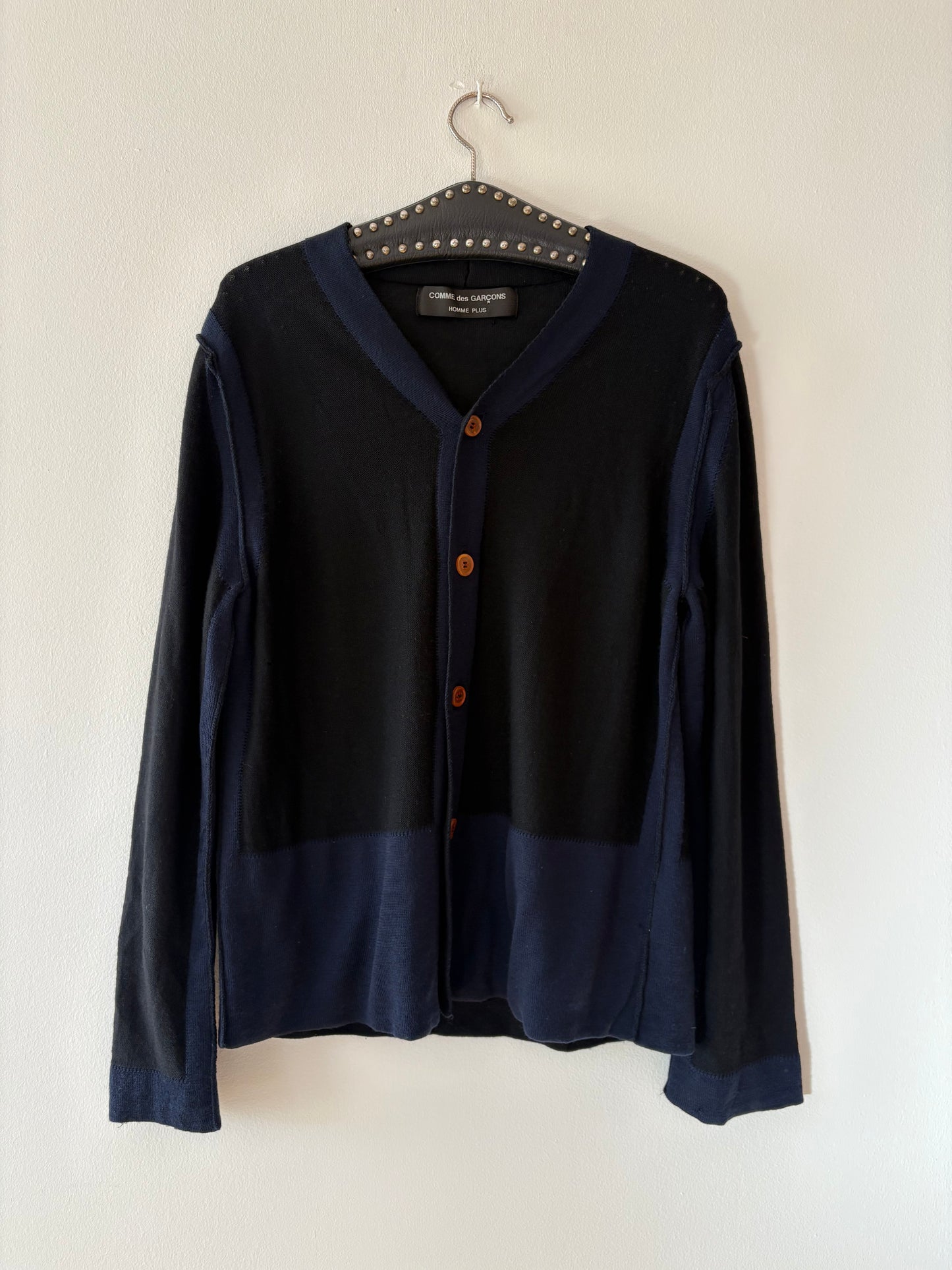 Deconstructed cardigan